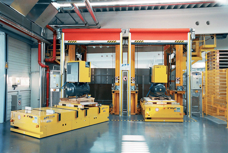 VAHLE Automated Guided Vehicle (AGV) Kaeser from Automotive and Intralogistics