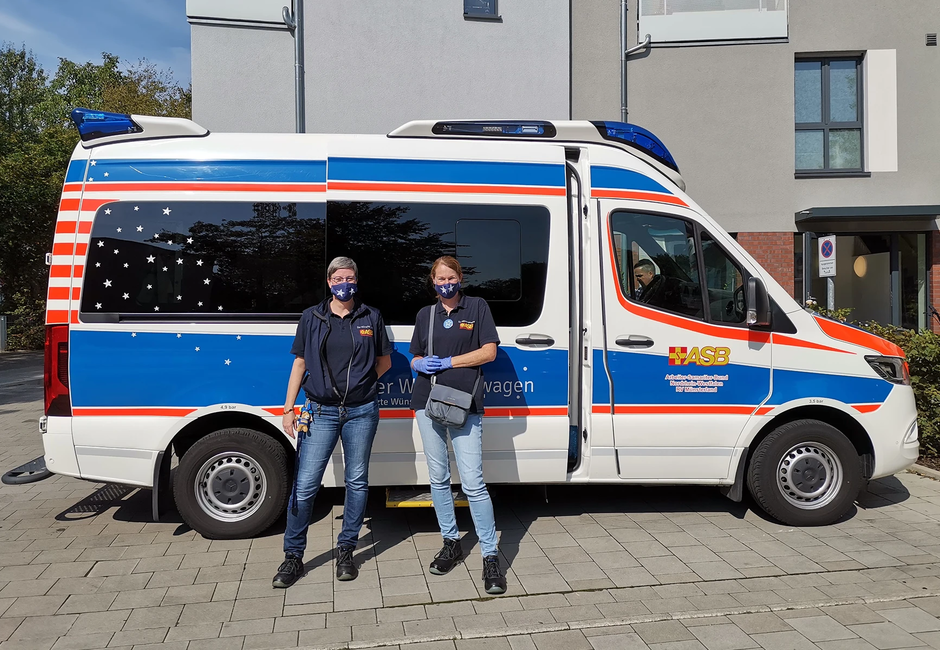 VAHLE supports the voluntary project with a donation of 2,500 euros. (Photo: Arbeiter-Samariter-Bund RV Münsterland e.V.)