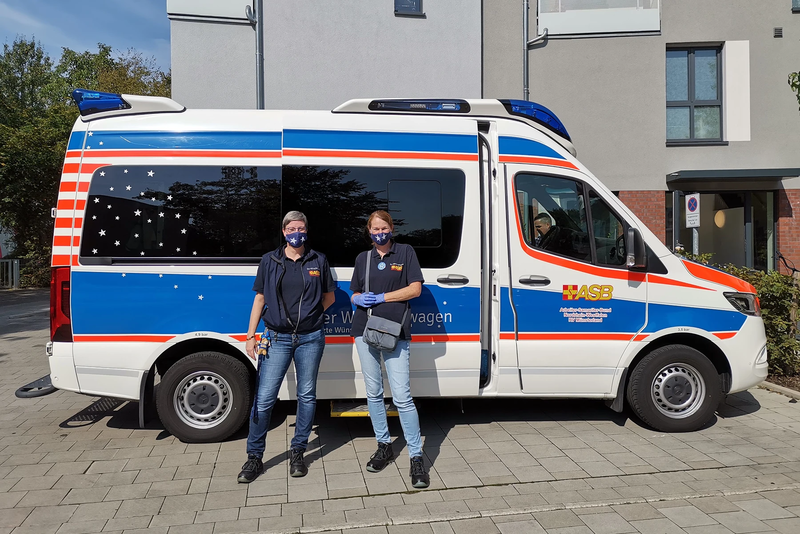 VAHLE supports the voluntary project with a donation of 2,500 euros. (Photo: Arbeiter-Samariter-Bund RV Münsterland e.V.)