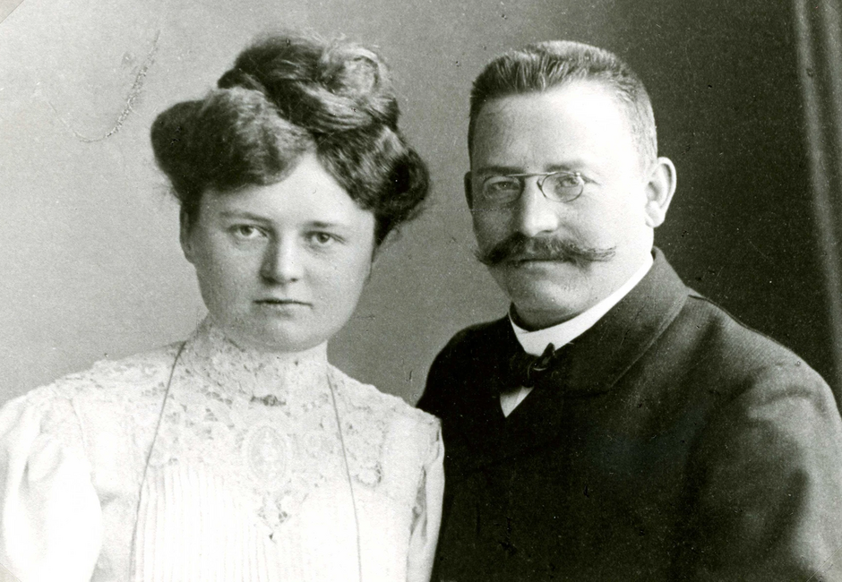 Das Unternehmerehepaar Helene und Paul Vahle um 1920. (Foto: VAHLE)